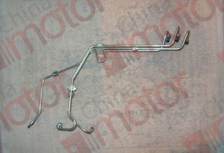 Трубки топливные форсунок 4-5-6 цилиндров (6BT) комплект 3шт, резьба 12мм, 3920218 "Аналог"