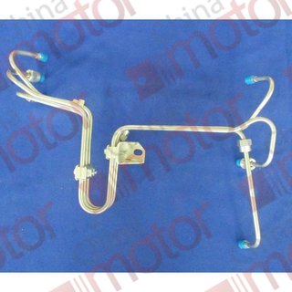 Трубки топливные форсунок 1-2-3 цилиндров (6BT) комплект 3шт, резьба 12мм, 3920217 "Аналог"