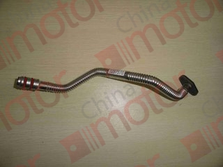 Трубка турбокомпрессора (ISBe,ISDe) слива масла, V=3.9,4.5 в сб. {Для турбин 4-х цил.ДВС с креплением LMFO} 191 "Аналог"