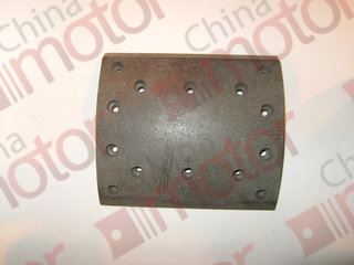 Накладка тормозная задняя DONGFENG DFL3251A,DFL418A E-3. 220x195x15.8мм  d7,5мм-14 отверстий