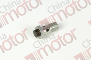 Болт BANJO M12x1.5x24 топливной магистрали (EQB125/140-20) с прокачкой {3911446+3939570} "Аналог"