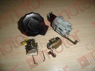 Личинки замка зажигания и дверей+крышка топливного бака JMC 1032,1043,1051,1052, комплект