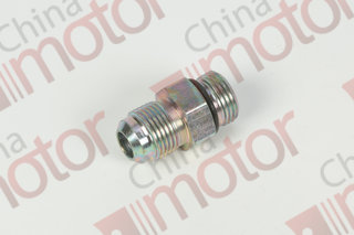 Штуцер коннектора топливных, масляных трубок (ISCe,ISLe) металлический, прямой, переходной, с наружной резьбой 3/4-16, 7/8-14 "Аналог"