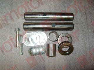 Ремкомплект шкворней на ось D38xL220mm (D41 втулка-2шт;подшипник 129908-2шт;) ПАЗ 3205