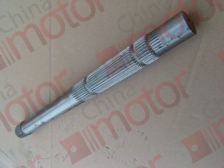 Вал вилки сцепления КПП S6-80,S6-90.S6-100, 5S-150GP, 5S-111GP D=27/30mm, крупные шлицы (D=34mm)!!! для рычага к штоку ПГУ, L=420mm Z=33