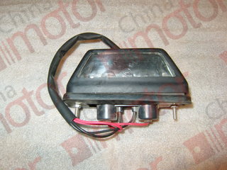 Фонарь номерного знака HIGER KLQ6840 (24V) "Аналог" (разъем овальный, 2-контакта)