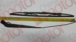 Рычаг стеклоочистителя 500мм d8мм "крючок" Камаз-ЕВРО (в сборе с щеткой с/о 445мм) "Аналог"