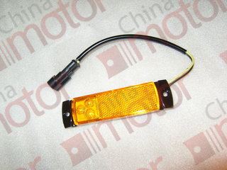 Фонарь габаритный боковой XML6126JR, XML6127JR "Оригинал" оранжевый, прямоугольный