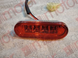 Фонарь габаритный задний XML6127JR "Оригинал" красный, 75x25