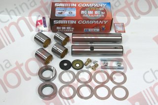 Ремкомплект шкворней на ось D52xL248mm "SAMTIN" (втулки: D57xL58 D57xL65; подшипники 517/52ZSV/YA 52x85x23) (масленка с 1-стороны) KLQ6129Q,ZK6129H