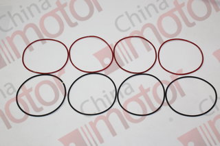 Кольца уплотнительные гильзы цилиндра YC4F90-30  YUCHAI  "Оригинал" (комплект:8шт)