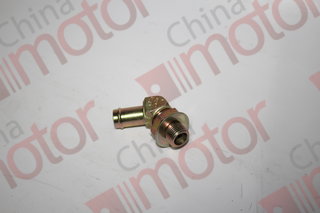 Соединитель угловой насоса ГУР YC4F90-30 (F51D5) (резьба/шланг) YUCHAI  "Оригинал"