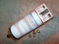 Фильтр топливный сепаратор в сборе с кронштейном и крышкой YUCHAI "Оригинал" (с кронштейном) (M14; H200/330; D115) (6120R)