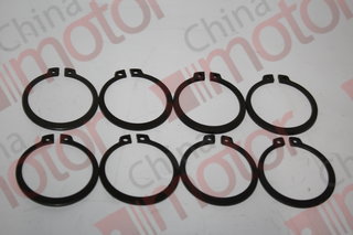 Кольца стопорные переднего подшипника промежуточного вала КПП 6S159, S6-160, QJ805 ZK6122H9, ZK6118HGA, ZK6938HB9 комплект 8шт