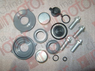 Ремкомплект суппорта MERITOR Elsa 2 IVECO Magelys (пыльники,крышки,болты) (14 деталей) "СМ" 14849, 34600480, MCK1244