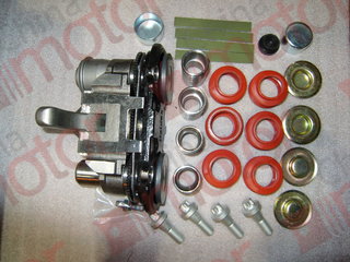 Ремкомплект суппорта HALDEX XML6127JR Ось Dana, Полный (Механизм в сб.+направляющие,заглушки,уплотнители) (27 деталей) L/R "СМ" (MODUL X,GEN2) D35x65