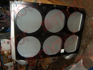 Радиатор двигателя с интеркулером в сборе FOTON BJ6122(6DS180T);BJ6122(ZF12TX2421BD) (Модуль системы охлаждения) "Оригинал" (радиатор в рамке1175x793)