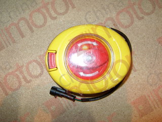 Клапан аварийного открывания двери пассажирской (внутренний) FOTON BUS "Оригинал" (овальный, 2-фишки, воздух с разных, угловые фитинги)