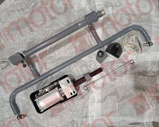 Механизм привода и навески двери пассажирской средней FOTON BUS (комплект установочный: шарниры, ловушки, ролики,цилиндры) "Оригинал"