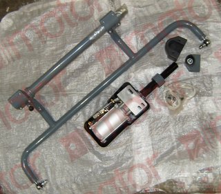 Механизм привода и навески двери пассажирской средней FOTON BUS (комплект установочный: шарниры, ловушки, ролики,цилиндры) "Оригинал"