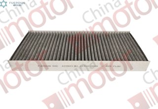 Фильтр салона MAN TGS/TGX/TGL/TGM 357x162x36 (угольный) "FUERDUN"