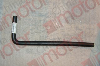 Патрубок d=25 L=200x600мм, угловой, отопителя XML6126JR, XML6127JR (нижний) "Оригинал"