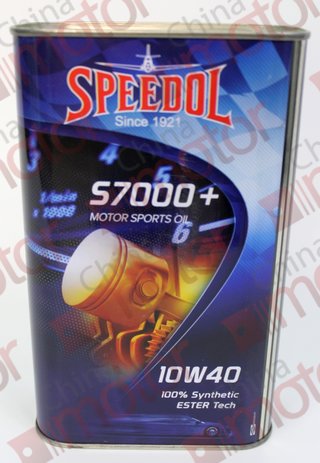 Масло моторное SPEEDOL S7000+ MOTOR SPORTS OIL 10W40 API SN / SM / SJ / CF, ACEA A3/ B4, full synthetic, 1 л.