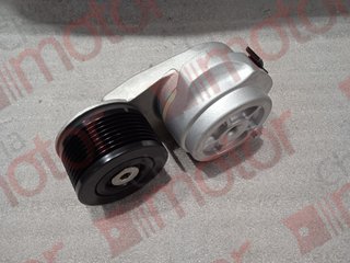 Натяжитель ремня (ISBe,ISDe230,270,300) V=4.5,6,7 {Камаз,КАВЗ,ZK6852HG-1,6899HA,KLQ6109} {ролик ручейковый D73 "OEM"