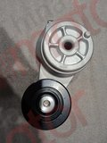 Натяжитель ремня (ISBe,ISDe230,270,300) V=4.5,6,7 {Камаз,КАВЗ,ZK6852HG-1,6899HA,KLQ6109} {ролик ручейковый D73 "OEM"