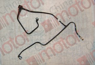 Трубка топливная (обратки) (ISF3.8) E-4 ПАЗ,Валдай,Foton от рампы и головки в сборе. Пластиковая "Аналог"