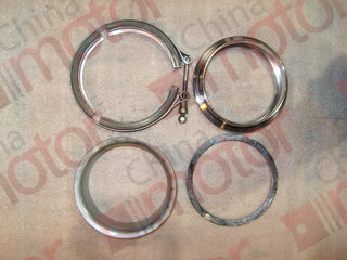 Хомут глушителя (блок) ZK6122H9 "CM" (OEM)