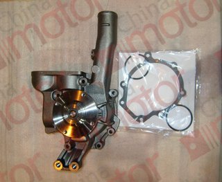 Насос водяной (OM904,906,924,926) МАЗ-206 (под 2 термостата) "CM"