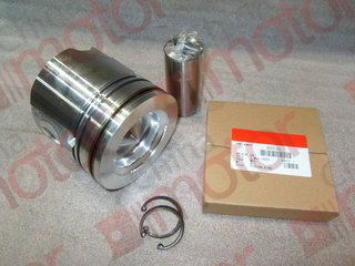 Поршень двигателя (ISBe,ISDe) V=4.5,6.7 {STD} E-4 в сборе {поршень,кольца поршневые,кольца стопорные) "Аналог"