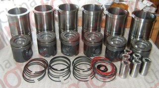 Поршневая группа (YC6J220-50) комплект на двигатель (с гильзами) D105, D122xL216