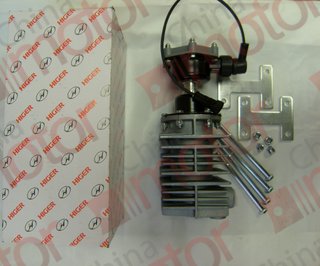 Влагомаслоотделитель пневмосистемы XML6127JR, HIGER KLQ6119, 6129 (ребристик) "Оригинал" (порты: 1/2 NPT)