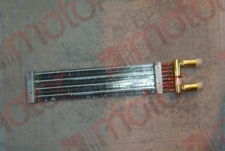 Радиатор отопителя ZK6122H9 салона "Оригинал" (патрубки d25) крепление: 415x50