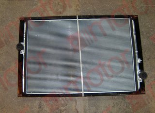 Радиатор двигателя XML6127JR, XML6127CN "СМ" (в сборе с рамкой)