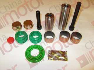 Ремкомплект суппорта WABCO PAN 19,22 ЛиАЗ 4292.60, МАЗ 206 (мост HDZ386) (направляющие и пыльники) (14 деталей)