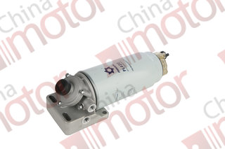 Фильтр топливный сепаратор в сборе PL420X (с кронштейном и крышкой) "FUERDUN" (без подогрева)
