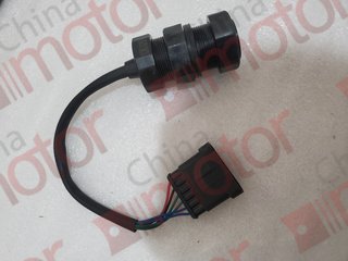 Выключатель бесконтактный положения крышки моторного отсека LOTOS 105 CNG "Оригинал" (разъем овальный, 6-контактов) (только датчик!!!)