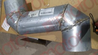 Труба выпускная XML6126JR "Оригинал" (изогнутая) S-образная D150