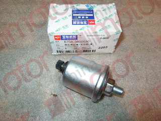 Датчик давления и температуры масла YC6G260N-40 (24V) "YUCHAI" (бочонок) (M10;SW18)