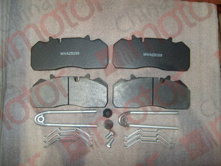 Колодки тормозные Wabco PAN 19-1 МАЗ-206 дисковые (210,6х92,3х29,8) комплект 4 шт "CM"