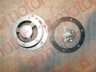 Крышка ступицы передней VOLGABUS, FOTON BJ4189, JAC J7 (6отв.) с прокладкой и болтами крепления [Колпак для жидкой смазки] 3103065AA8S-C00/E, 10033415