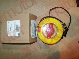 Кран аварийного открывания дверей XML6127JR (наружный) "Оригинал" (круглый,3-фишки, воздух с одной стороны)