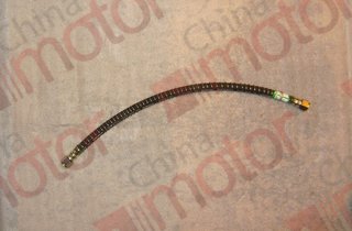 Шланг тормозной XMQ6127, XMQ6800, XMQ6900 (М18x1,5)-(М18x1,5) гайки прямой L=600 задний "Аналог"