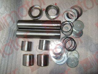 Ремкомплект шкворней на ось D51/51.2/52xL237mm HOWO T5G, SITRAK C7H, MAN (мост VGD95) (9.5t) "SAMTIN" (втулки: 51x58x50, 52x61x55)