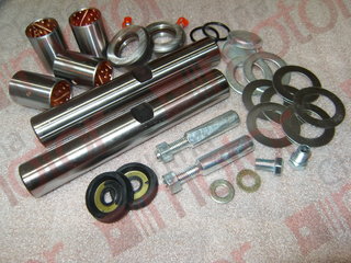 Ремкомплект шкворней на ось D30xL188mm ISUZU NQR75/NQR71/NKR55 "Samtin" (подшипники 98206+409906k)