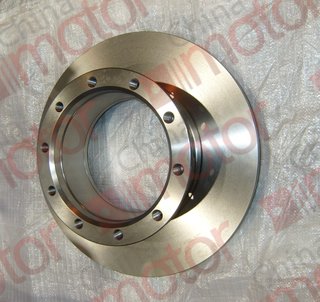 Диск тормозной передний VOLGABUS 5270.0H (Ситиритм 10 DLe), XML6126JR, XML6127JR, ZK6122H9, LOTOS 105CNG, МАЗ-203 (D430,H132,10отв.) "Аналог"