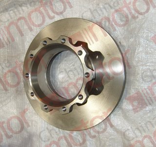 Диск тормозной MERITOR MAN F2000, TGA задний (431.8/235х135х45 10n М16х1.5) "Аналог"